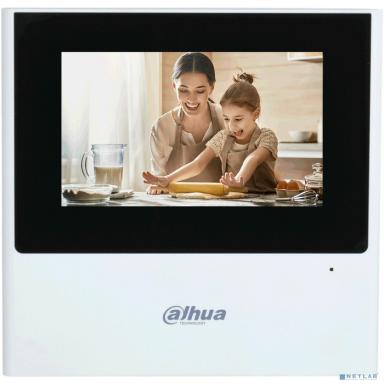 DAHUA DHI-VTH2611L-WP Видеодомофон IP 4.3 дюймовый с WiFi 2.4ГГц, черный, ёмкостной сенсорный экран, питание DC 12В/PoE