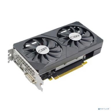 Видеокарта CBR GTX 1650 4Gb, GDDR6, 128Bit, DP+DVI+HDMI, Dual Fan, Ret [VGA-AFGTX1650-4G-RTL]