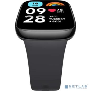Часы наручные Xiaomi Смарт-часы Redmi Watch 3 Active Black M2235W1 