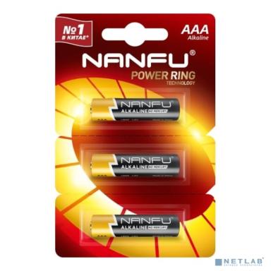 Nanfu Батарейка щелочная AAA (3шт.)