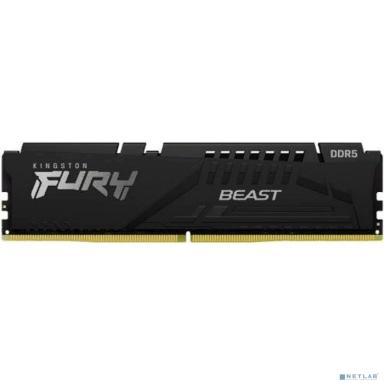 Память DDR5 32Gb 6000MHz Kingston KF560C36BBE-32 Fury Beast Black RTL Gaming PC5-48000 CL36 DIMM 288-pin 1.35В dual rank с радиатором Ret