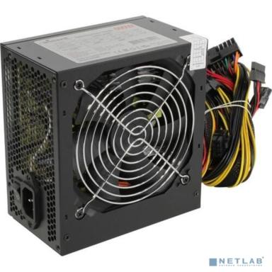 Б/питания Winard 600W (600WA12) ATX, 12cm fan, 20+4pin +4Pin, 3*SATA, 1*FDD, 4*IDE , 6Pin оплетка, черный 