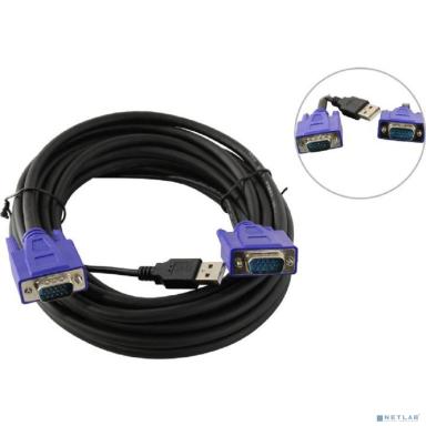 ProCase [CE0500HD] Кабель 5.0м VGA + USB для KVM переключателей Procase  серии ExxxxHD