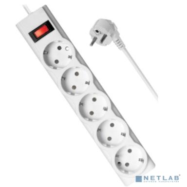 Defender Фильтр ILS 355 5,0 м, 5 розеток, белый [99355]