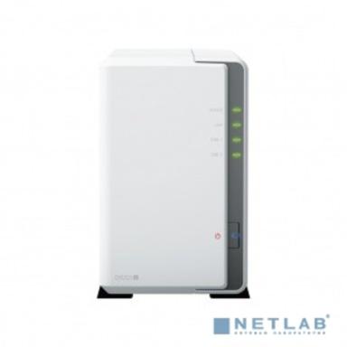 Synology DS223j Сетевое хранилище 2x2.5"/3.5" SATA, Realtek RTD1619B -1.7GHz, 1 GB DDR4, 1x1 Гбит/с, 2xUSB 