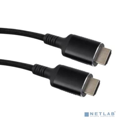 iOpen ACG859B-2.0 Кабель интерфейсный HDMI-HDMI 19M/M,ver. 2.1 8KX60Hz (Econom) оплетка 2m iOpen
