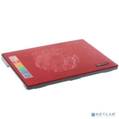 Подставка для ноутбука/ STM Laptop Cooling IP5 Red (15,6", 1x(160x160), 2xUSB, 4 LED backlight, Black plastic+metal mech)