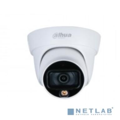 DAHUA DH-IPC-HDW1239T1P-LED-0280B-S5 Уличная турельная IP-видеокамера Full-color 2Мп, 1/2.8” CMOS, объектив 2.8мм, LED-подсветка до 15м, IP67, корпус: пластик