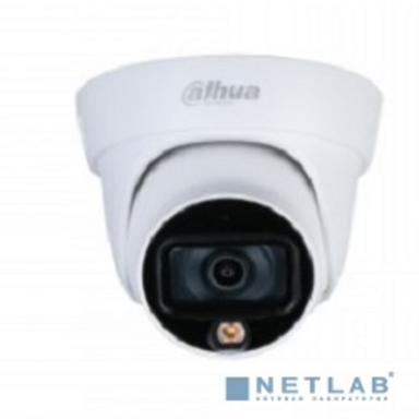 DAHUA DH-IPC-HDW1239T1P-LED-0360B-S5 Уличная турельная IP-видеокамера FullColor 2Мп, 1/2.8” CMOS, объектив 3.6мм, LED 15м, IP67, пластик
