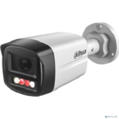 DAHUA DH-IPC-HFW1239TL1P-A-IL-0360B Уличная цилиндрическая IP-видеокамера SmartDualLight 2Мп; 1/2.8” CMOS; объектив 3.6мм; обнаружение людей, микрофон, ИК 30м, LED 20м, IP67, металл/пластик