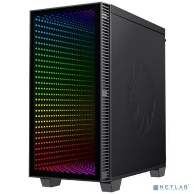 Gamemax Mini Abyss mATX case, black, w/o PSU, w/2xUSB3.0, w/1x12cm ARGB rear fan (FN-12Rainbow-M)