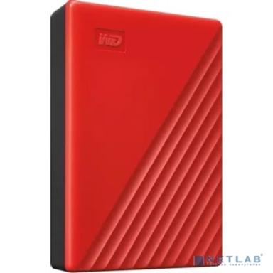 WD Portable HDD 5TB  USB 3.0  WDBPKJ0050BRD-WESN My Passport 2.5" красный