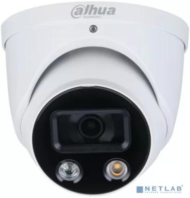 DAHUA DH-IPC-HDW3449HP-AS-PV-0360B-S4 Уличная турельная IP-видеокамера TiOC с ИИ и активным сдерживанием 4Мп, 1/2.7” CMOS, объектив 3.6мм, видеоаналитика, ИК 30м, LED 30м, IP67, корпус: металл
