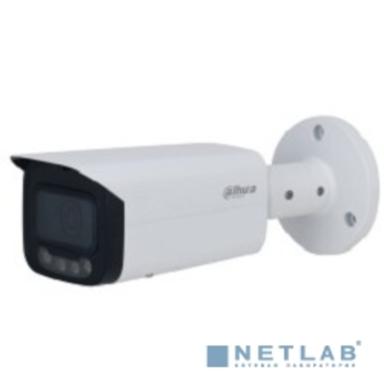DAHUA DH-IPC-HFW5449TP-ASE-LED-0280B Уличная цилиндрическая IP-видеокамера Full-color с ИИ 4Мп, 1/1.8” CMOS, объектив 2.8мм, видеоаналитика, LED-подсветка до 60м, IP67, ePoE, корпус: металл