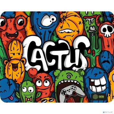 Коврик для мыши Cactus CS-MP-D03M Colorful Cacti 300x250x3мм