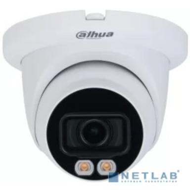 DAHUA DH-IPC-HDW5449TMP-SE-LED-0280B Уличная турельная IP-видеокамера Full-color с ИИ 4Мп, 1/1.8” CMOS, объектив 2.8мм, видеоаналитика, LED-подсветка до 30м, IP67, ePoE, корпус: металл