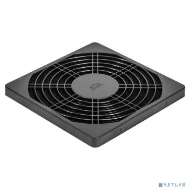 Exegate EX295256RUS Решетка для вентилятора с фильтром 120х120 ExeGate EG-120PSFB (120x120 мм, пластиковая, квадратная, с пылевым фильтром, черная)