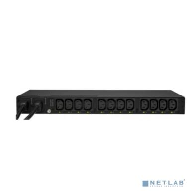 CyberPower PDU44004 (PDU15SWHVIEC12ATNET) ATS {1U type, 10Amp,SNMP, plug IEC 320 C14, (12) IEC 320 C13}