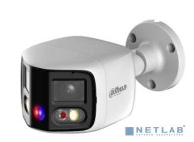 DAHUA DH-IPC-PFW3849SP-A180-E2-AS-PV-0280B Уличная цилиндрическая IP-видеокамера DUO с ИИ и активным сдерживанием 2x 4Мп, 1/2.7” CMOS, моторизованный объектив 2.8мм, видеоаналитика, ИК 25м, LED 25м