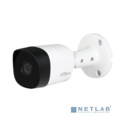 DAHUA DH-HAC-B2A21P-0600B Уличная цилиндрическая HDCVI-видеокамера 2Мп, 1/2.7” CMOS, объектив 6.0мм, ИК-подсветка до 20м, IP67, корпус: металл