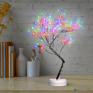 ЭРА Б0056009 Светодиодная новогодняя фигура EGNID - 36MC Дерево с самоцветами 36 microLED