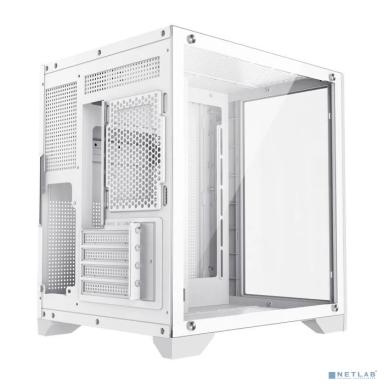 GameMax Корпус Infinity Mini White без БП (MICRO ATX, Белый, 1*USB 3.0, 2*USB 2.0, Зак. стекло)