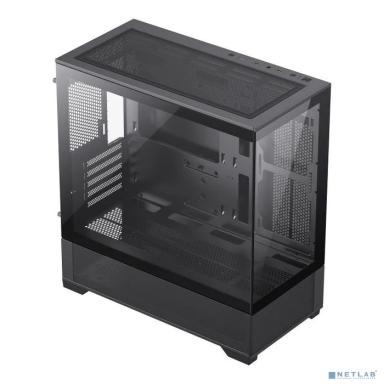 GameMax Корпус Vista MB Black без БП (MID-TOWER,Черн.,Зак. стекло, 1*USB3.0, 2*USB 2.0, HD Audio)