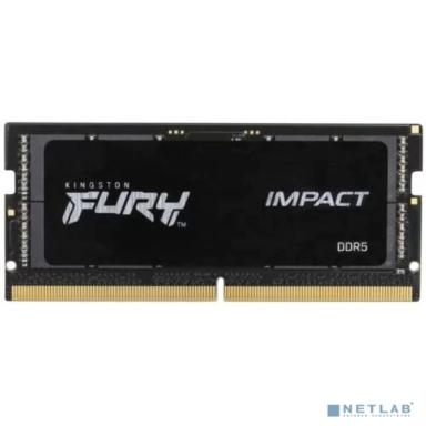 Память оперативная/ Kingston 32GB 4800MT/s DDR5 CL38 SODIMM FURY Impact PnP