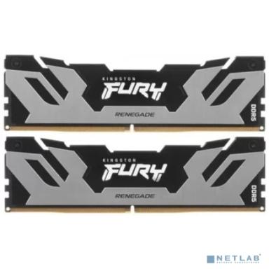 Память Kingston DDR 5 DIMM 64Gb PC48000, 6000Mhz, Kingston FURY Renegade Silver XMP CL32 (Kit of 2) (KF560C32RSK2-64)