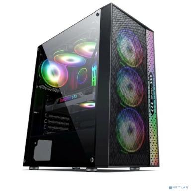 Корпус Formula V-LINE 2056B черный без БП ATX 2xUSB2.0 1xUSB3.0 audio bott PSU