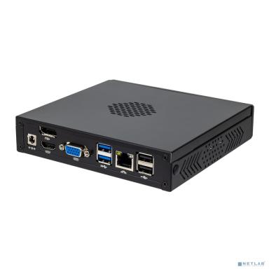 Hiper T1 платформа ПК/  Nettop HIPER Basis T1, Intel Celeron N4000, 1*DDR4 SO DIMM, Intel HD 600 (1*HDMI, 1*DP, 1*VGA),4*USB3.0, 2*USB2.0, 1*Type-C, 1*RJ45, 1*SPK, 1*MIC,WiFi, VESA