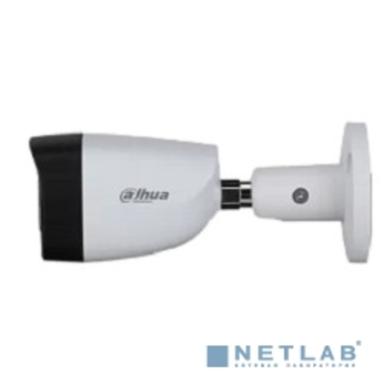 DAHUA DH-HAC-HFW1200CMP-IL-A-0280B-S6 Уличная цилиндрическая HDCVI-видеокамера с интеллектуальной двойной подсветкой 2Мп, объектив 2.8мм, ИК 20м, LED 20м, IP67, корпус: металл