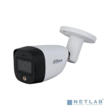 DAHUA DH-HAC-HFW1200CMP-IL-A-0360B-S6 Уличная цилиндрическая HDCVI-видеокамера с интеллектуальной двойной подсветкой 2Мп, объектив 3.6мм, ИК 20м, LED 20м, IP67, корпус: металл