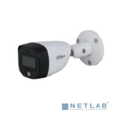 DAHUA DH-HAC-HFW1209CMP-A-LED-0280B-S2 Уличная цилиндрическая HDCVI-видеокамера Full-color Starlight 2Мп, объектив 2.8мм, LED 20м, IP67, корпус: металл