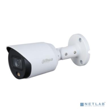 DAHUA DH-HAC-HFW1239TP-A-LED-0360B-S2 Уличная цилиндрическая HDCVI-видеокамера Full-color Starlight 2Мп, 1/2.8” CMOS, объектив 3.6мм, LED 20м, IP67, корпус: металл, пластик