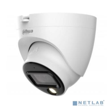 DAHUA DH-HAC-HDW1239TLQP-A-LED-0360B-S2 Уличная турельная HDCVI-видеокамера Full-color Starlight 2Мп, 1/2.8” CMOS, объектив 3.6мм, LED 20м, IP67, корпус: металл, пластик, быстрый монтаж