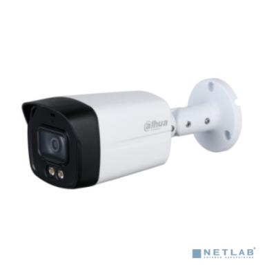 DAHUA DH-HAC-HFW1239TLMP-A-LED-0360B-S2 Уличная цилиндрическая HDCVI-видеокамера Full-color Starlight 2Мп, 1/2.8” CMOS, объектив 3.6мм, LED 40м, IP67, корпус: металл, пластик