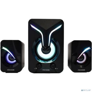 MICROLAB U270 Phenix черный {5 Вт + 3 Вт x2, Гармонические искажения: < 0,5% (1 Вт 1 кГц), Частотная характеристика: 20 Гц - 20 кГц, Чувствительность: 1000 мВ, Соотношение сигнал/шум: > 85 дБ, Раздел}