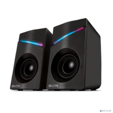 АС SVEN 305, черный (6 Вт, питание USB, подсветка)