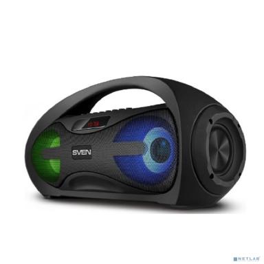 Sven АС PS-425, черный (12 Вт, Bluetooth, FM, USB, microSD, LED-дисплей, 1500мА*ч)