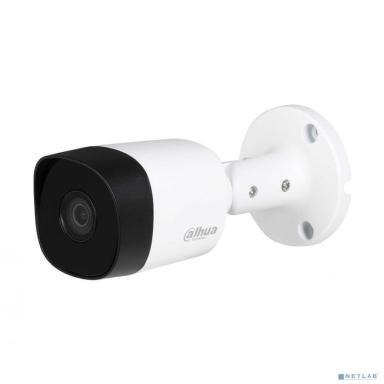 DAHUA DH-HAC-B2A51P-0280B-S2 Уличная цилиндрическая HDCVI-видеокамера 5Мп, 1/2.7” CMOS, объектив 2.8мм, ИК 20м, IP67, корпус: металл