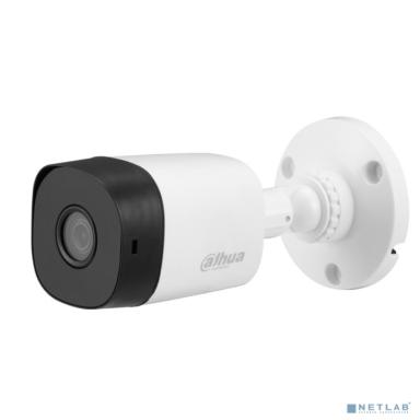 DAHUA DH-HAC-B1A51P-0280B-S2 Уличная цилиндрическая HDCVI-видеокамера 5Мп, 1/2.7” CMOS, объектив 2.8мм, ИК 20м, IP67, корпус: пластик