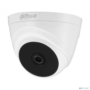 DAHUA DH-HAC-T1A51P-0280B-S2 Турельная HDCVI-видеокамера 5Мп, 1/2.7” CMOS, объектив 2.8мм, ИК 20м, корпус: пластик