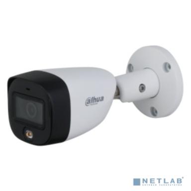 DAHUA DH-HAC-HFW1500CMP-IL-A-0280B-S2 Уличная цилиндрическая HDCVI-видеокамера с интеллектуальной двойной подсветкой 5Мп, объектив 2.8мм, ИК 20м, LED 20м, IP67, корпус: металл