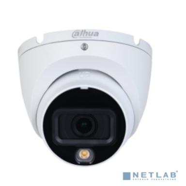 DAHUA DH-HAC-HDW1500TLMP-IL-A-0280B-S2 Уличная турельная HDCVI-видеокамера с интеллектуальной двойной подсветкой 5Мп, объектив 2.8мм, ИК 20м, LED 20м, IP67, корпус: металл
