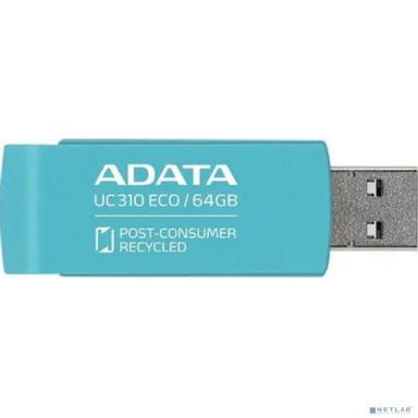 A-DATA Flash Drive 64GB USB3 GREEN UC310E-64G-RGN ADATA