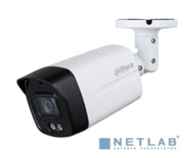 DAHUA DH-HAC-HFW1801TLMP-IL-A-0280B-S2 Уличная цилиндрическая HDCVI-видеокамера с интеллектуальной двойной подсветкой 8Мп, объектив 2.8мм, ИК 40м, LED 40м, IP67, корпус: металл