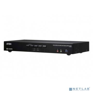 КВМ переключатель ATEN 4-Port USB3.0 4K HDMI Dual Display KVMP Switch