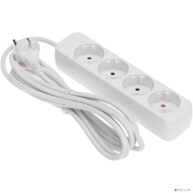 Rexant  13-4024 Удлинитель STANDARD 4 гнезда, 3м, 2х1,0мм?, б/з, белый