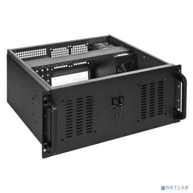Exegate EX295876RUS Серверный корпус ExeGate Pro 4U350-02 <RM 19", высота 4U, глубина 350, БП 800ADS, 2*USB>